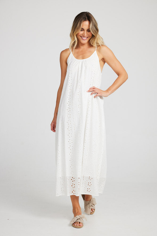 Cooper Island Maxi - White Broderie