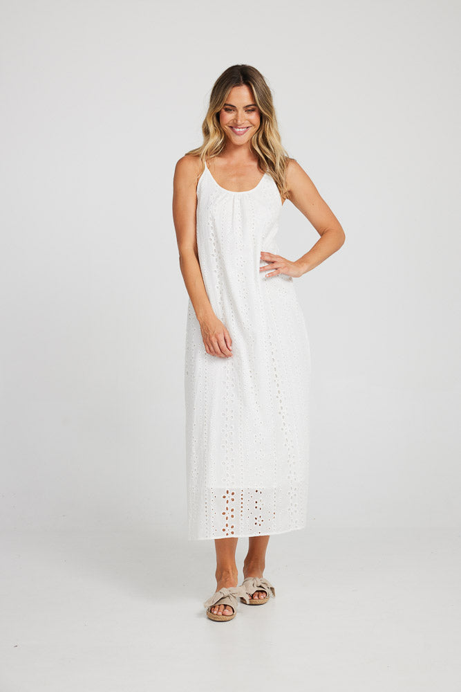 Cooper Island Maxi - White Broderie