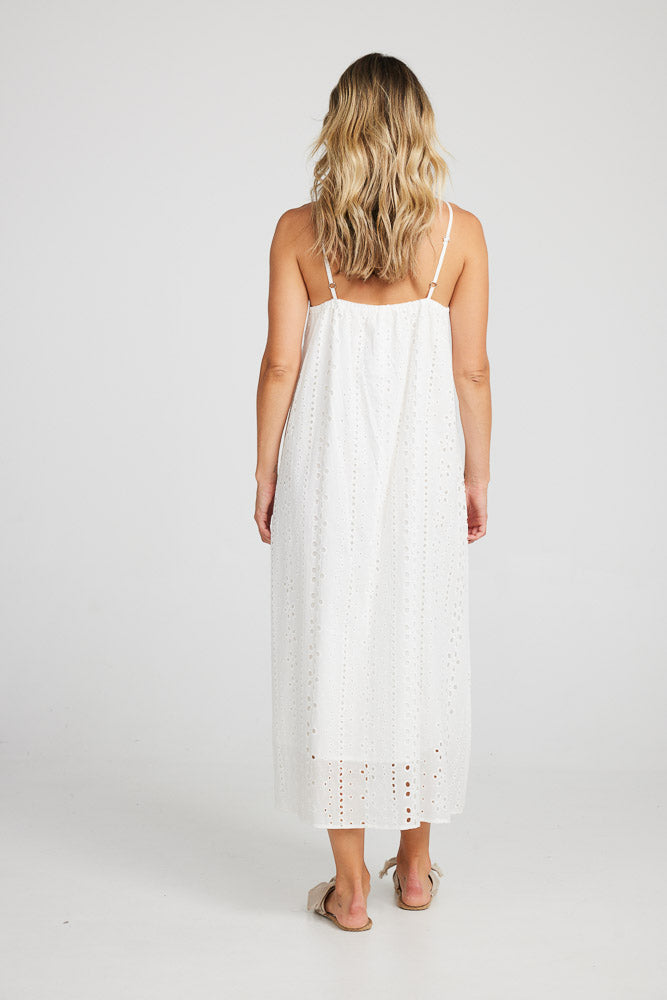 Cooper Island Maxi - White Broderie