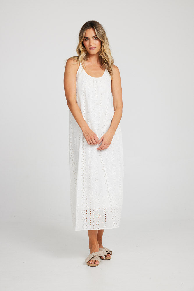 Cooper Island Maxi - White Broderie