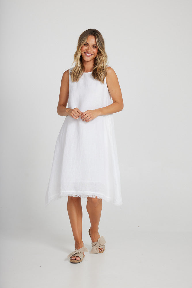 Holiday Miranda Dress - White
