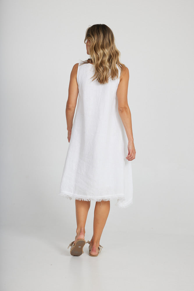 Holiday Miranda Dress - White