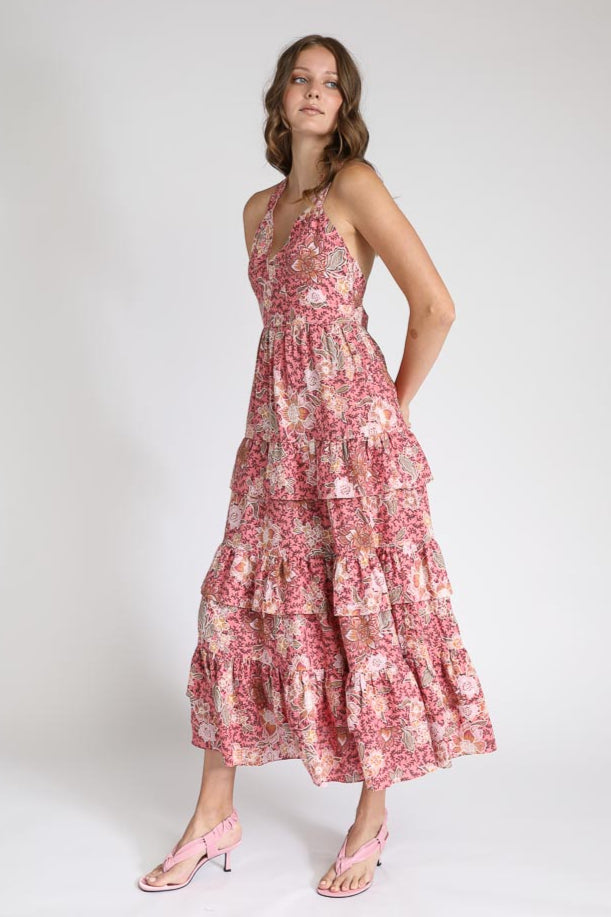 Giselle Dress - Ruby Lotus