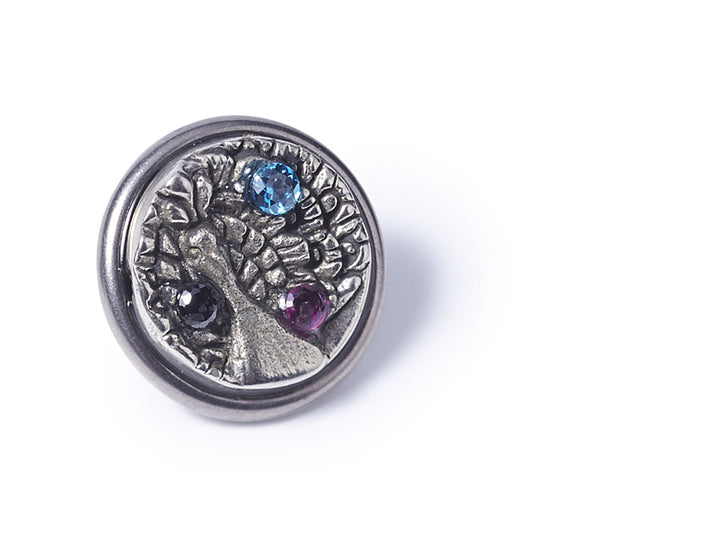 Noosa Amsterdam PETITE Chunk CP031 - Peafowl - Allure Silver