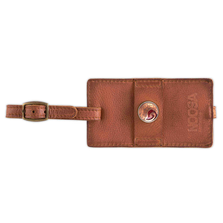 Meili Travel Tag - Mid Brown