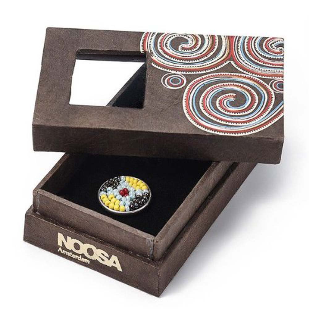 NOOSA-Amsterdam ORIGINAL Chunk INTI - Gelber Calcite Armband Anhänger