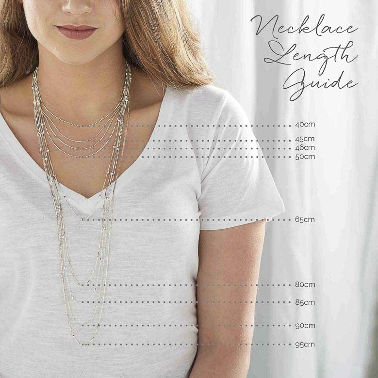 NKlaus 925 Sterling Silver Tank Chain Necklace | Round Ball Detail Women's