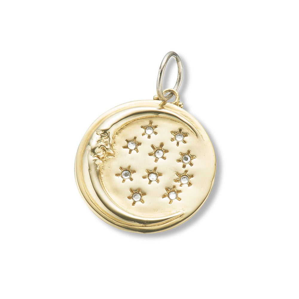 Palas Glistening Moon Charm