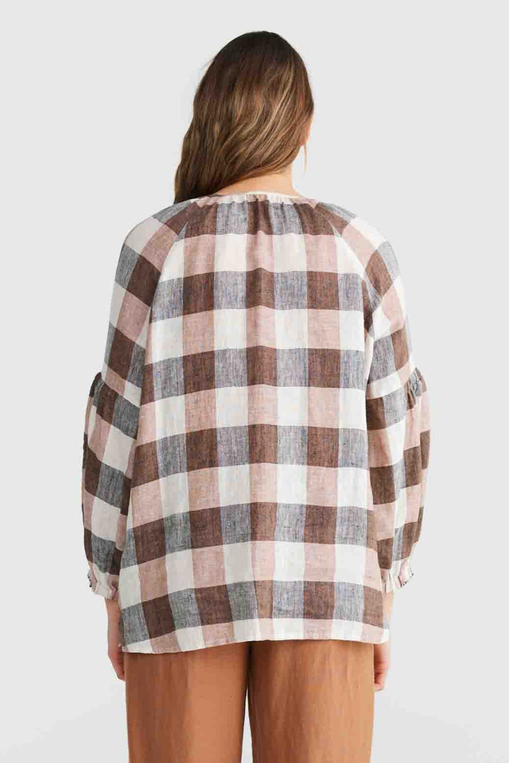Salerno Top - Luciana Check