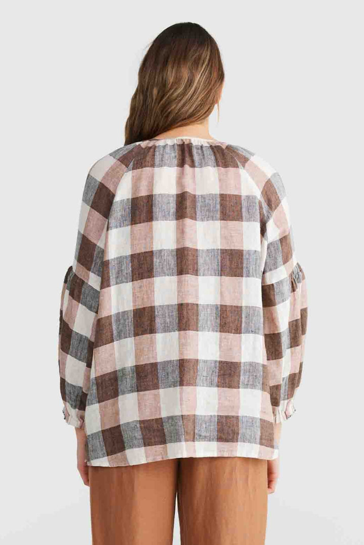 Salerno Top - Luciana Check