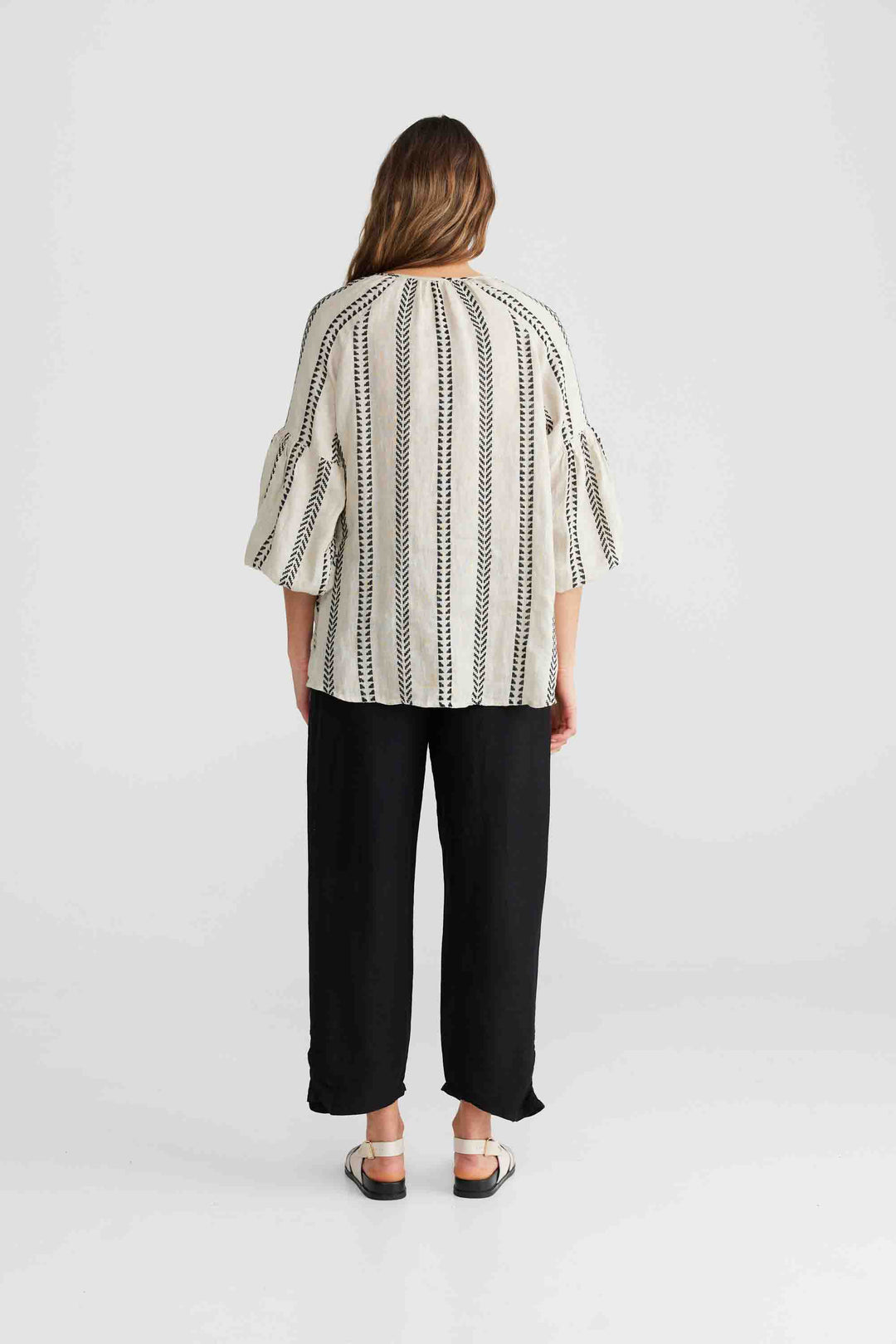 Salerno Top - Valentina Stripe