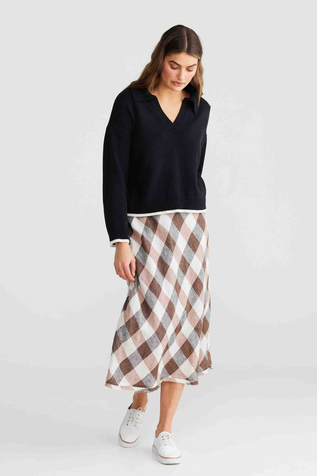 Sicily Skirt - Luciana Check