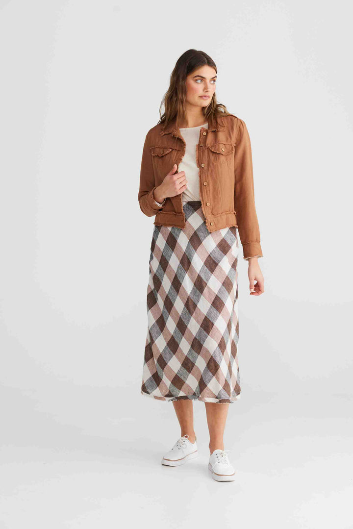 Sicily Skirt - Luciana Check
