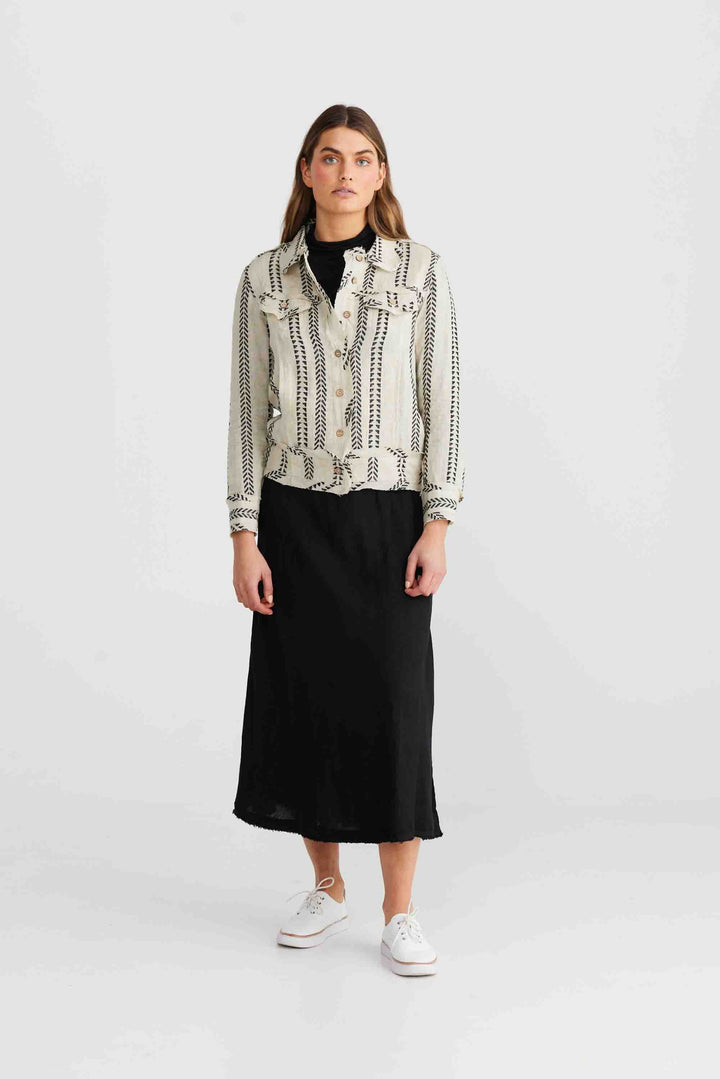 Monza Jacket - Valentina Stripe