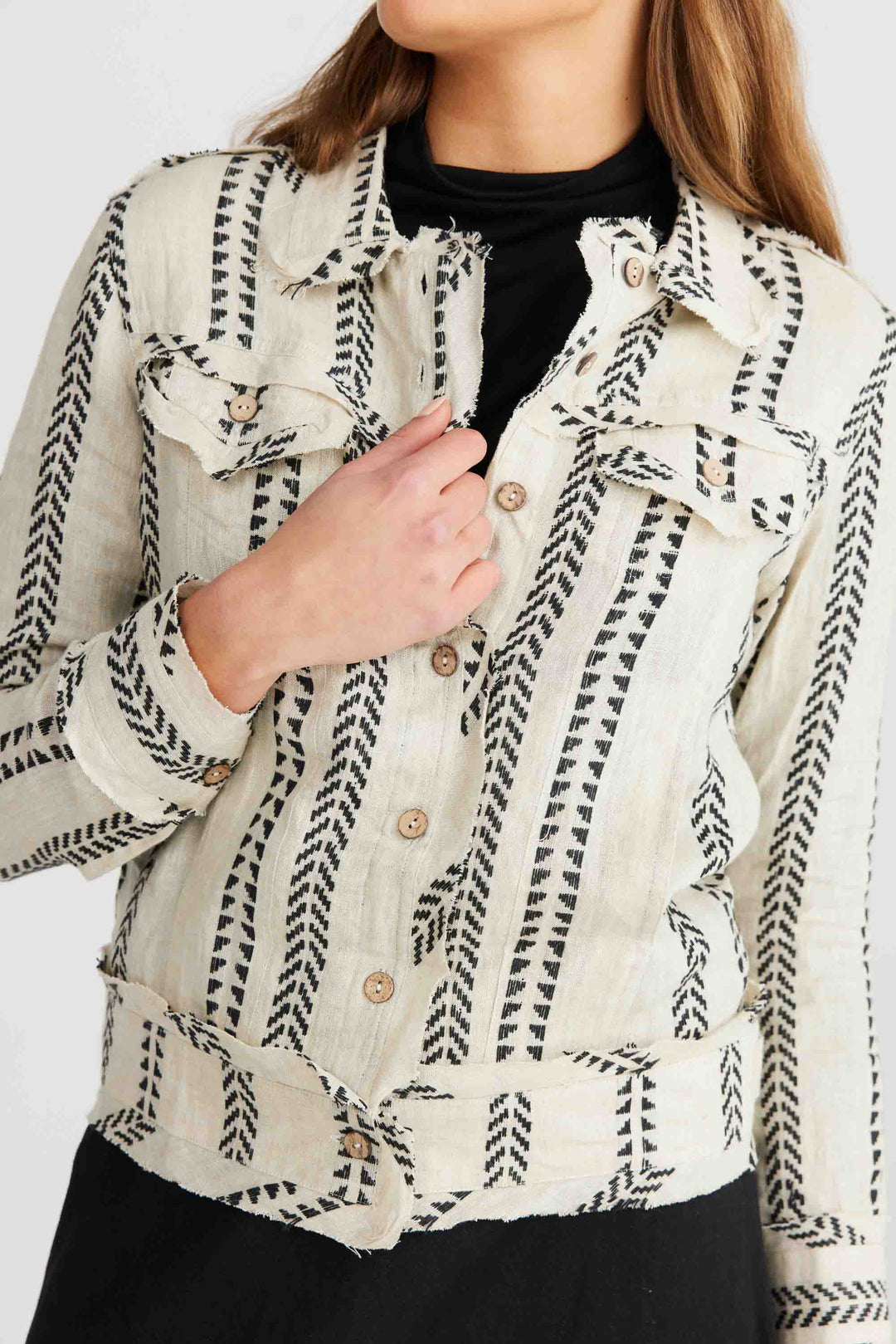 Monza Jacket - Valentina Stripe