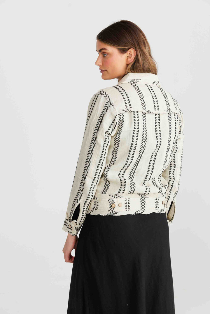 Monza Jacket - Valentina Stripe
