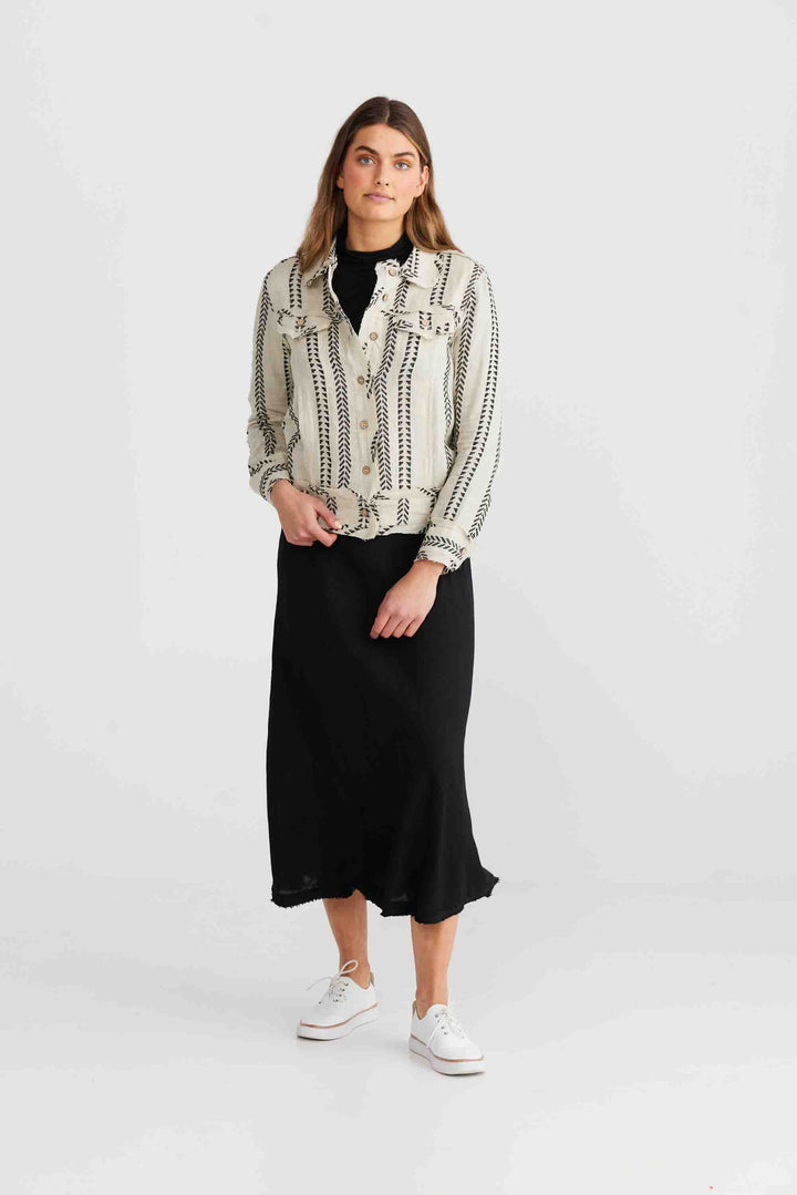 Monza Jacket - Valentina Stripe
