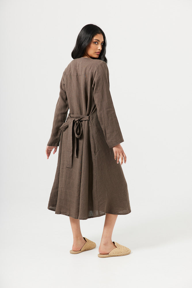 Natalia Dress - Chocolate