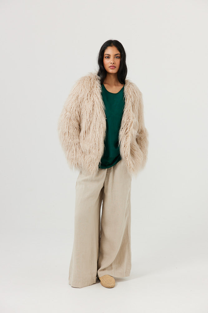 Tolstoy Jacket - Beige (LAST ONE - SIZE XS)