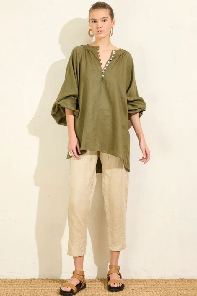 Jogger Pants - Acacia Linen