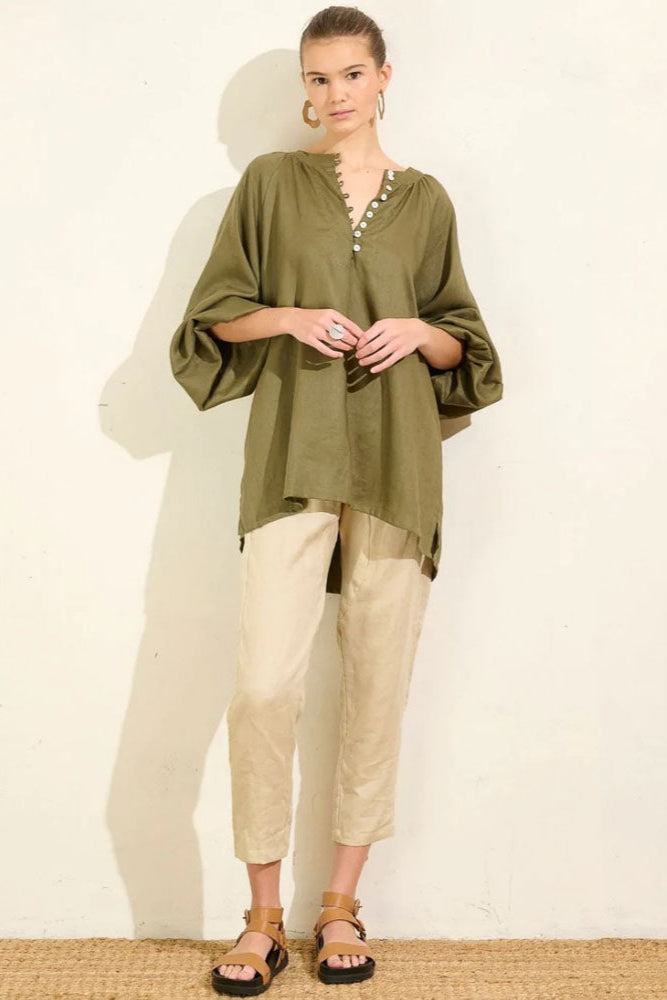 Jogger Pants - Acacia Linen