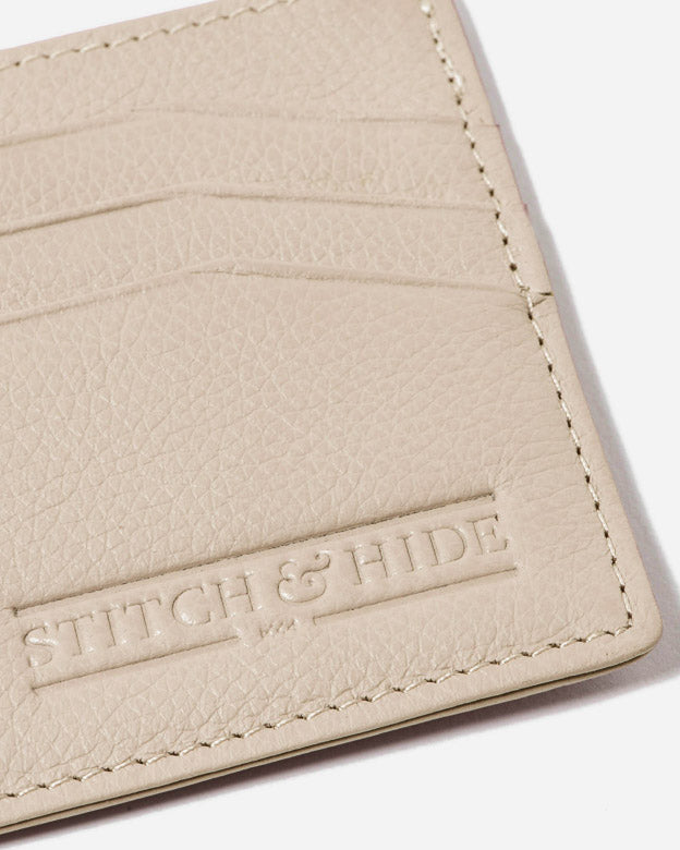 Stitch & Hide Alice Cardholder - Ivory