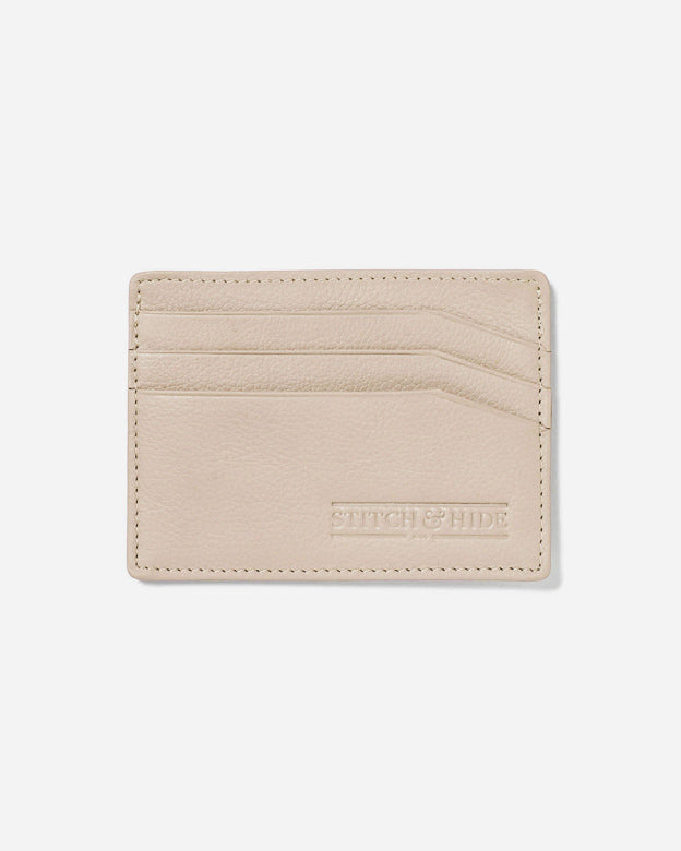 Stitch & Hide Alice Cardholder - Ivory