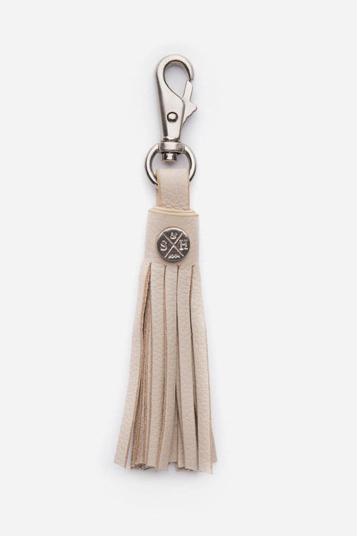 Stitch & Hide Leather Tassel - Ivory