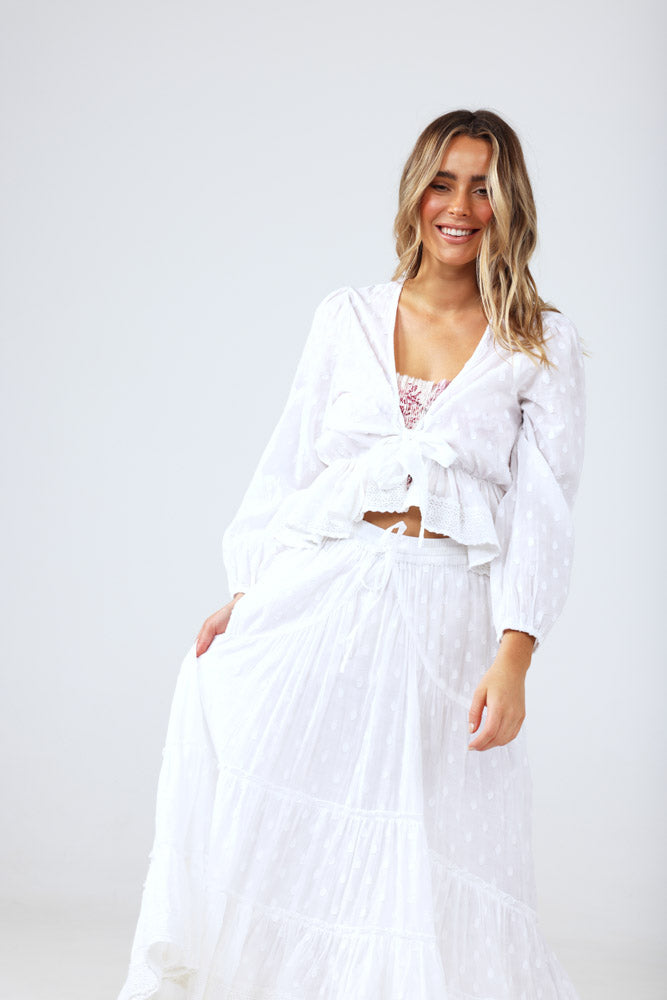 Talisman Fleetwood Bolero - White
