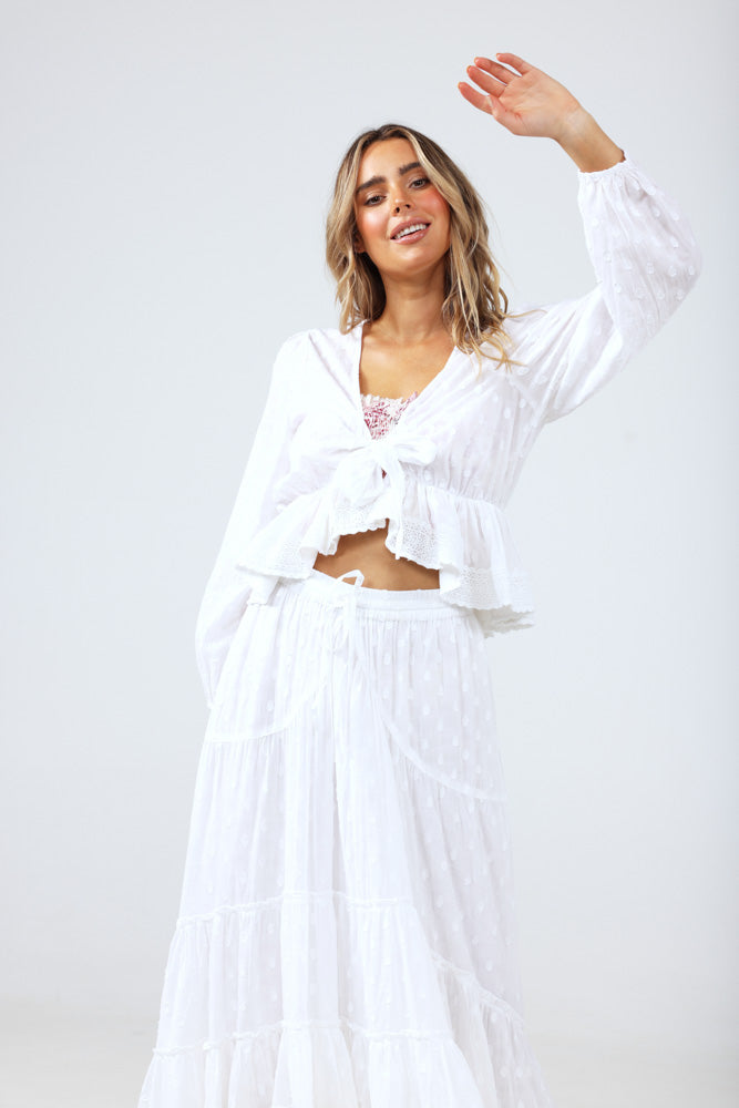 Talisman Fleetwood Bolero - White
