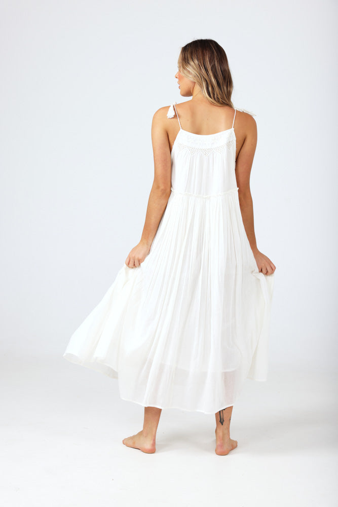 Talisman Raja Dress - White