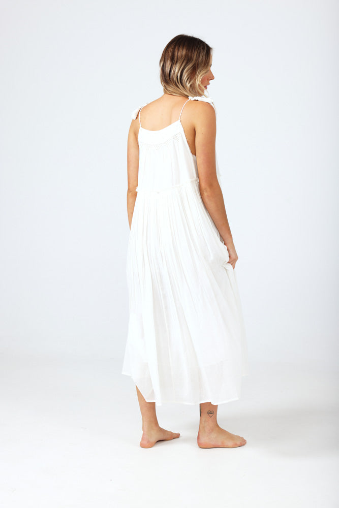 Talisman Raja Dress - White