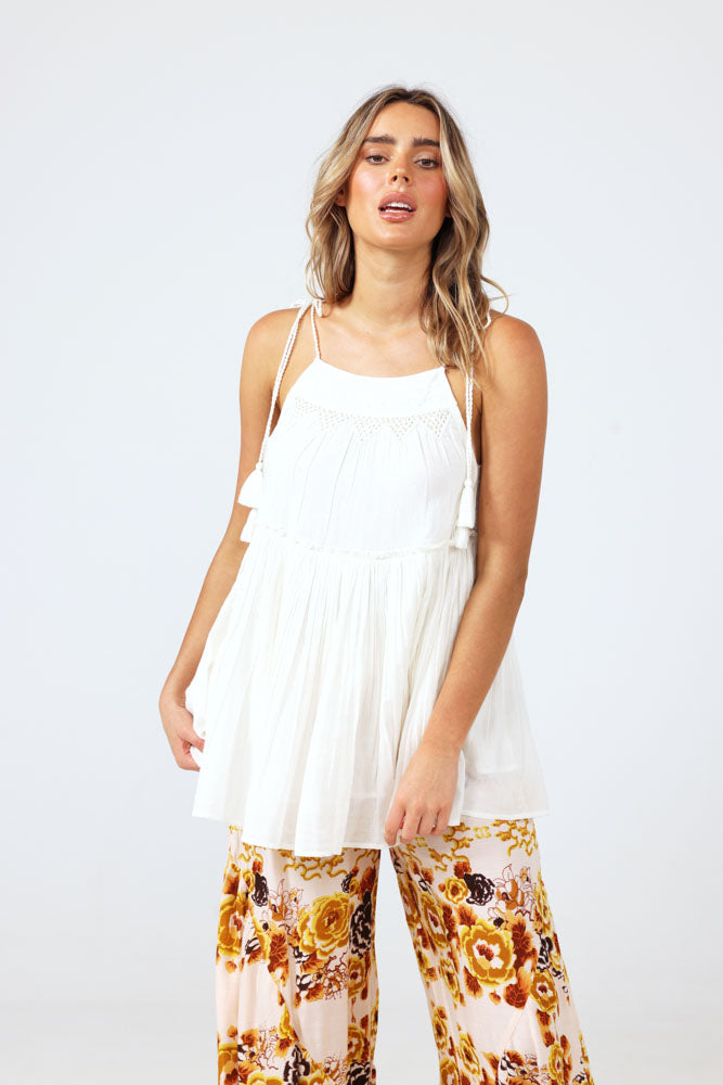 Talisman Raja Top - White