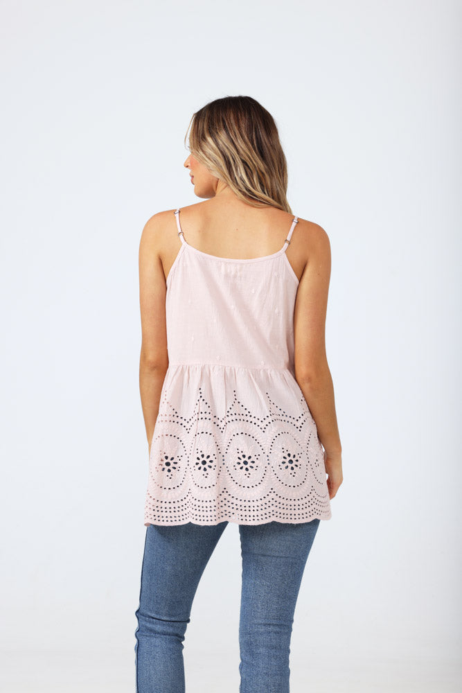 Talisman Stargazer Top - Rose Smoke