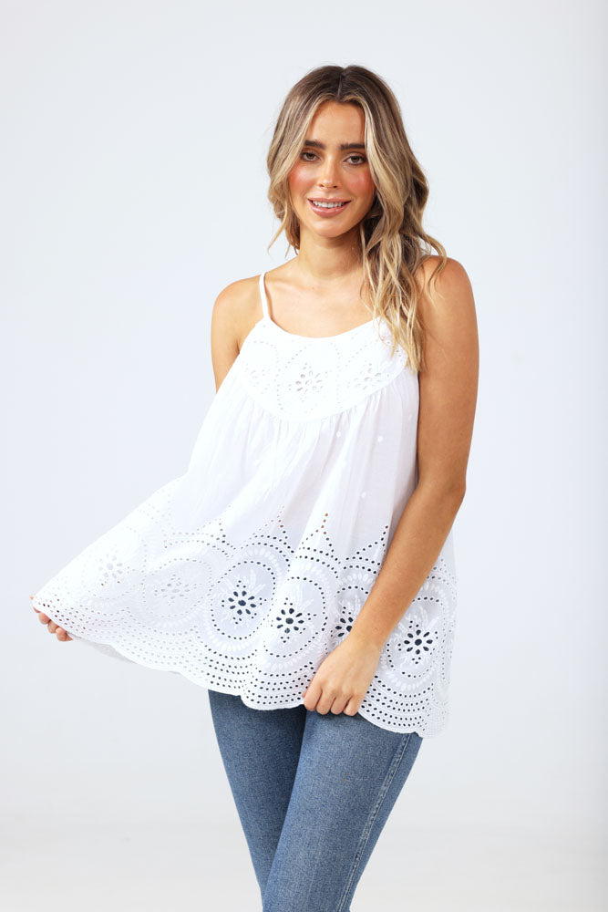 Talisman Stargazer Top - White